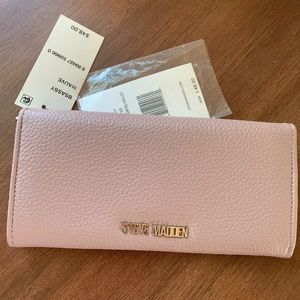 Steve Madden BSassy Mauve Flap Continental Wallet